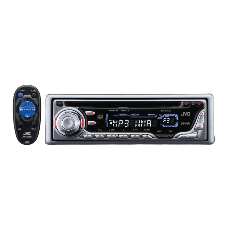 JVC KD-G310 User manual