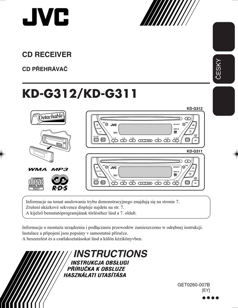 JVC KD-G312 User manual