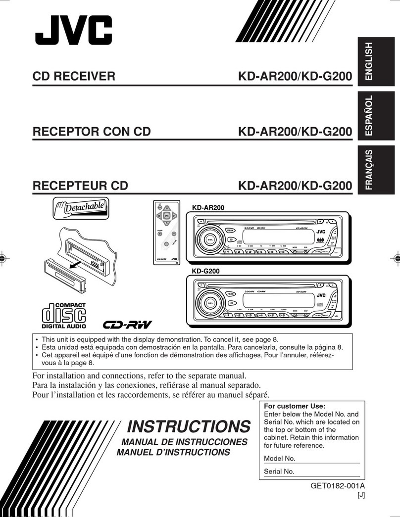 JVC KD-G200 User manual