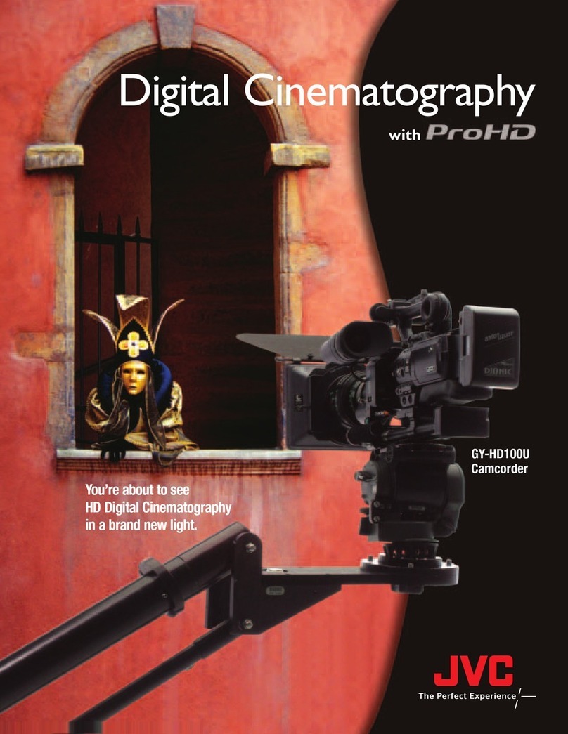 JVC GY-HD100U - 3-ccd Prohd Camcorder User manual