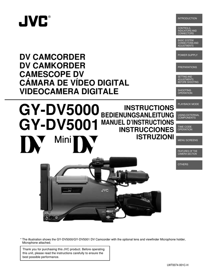 JVC GY-DV5001 User manual JVC GY-DV5001 User manual