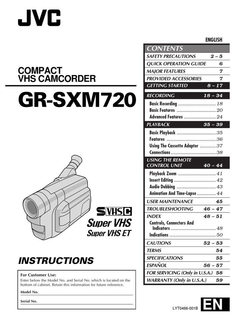 JVC GR-SXM720 User manual
