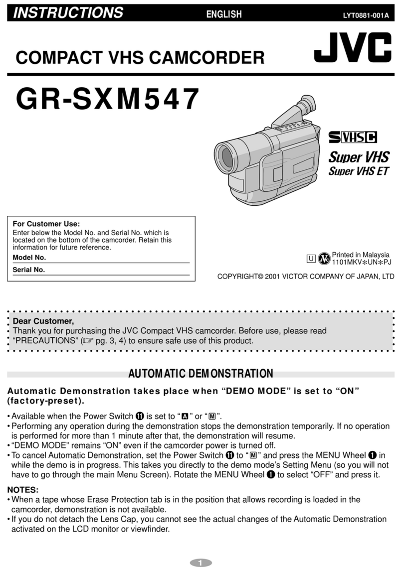 JVC GR-SXM547 User manual