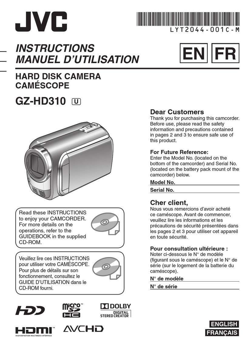 JVC GZ-HD310U User manual