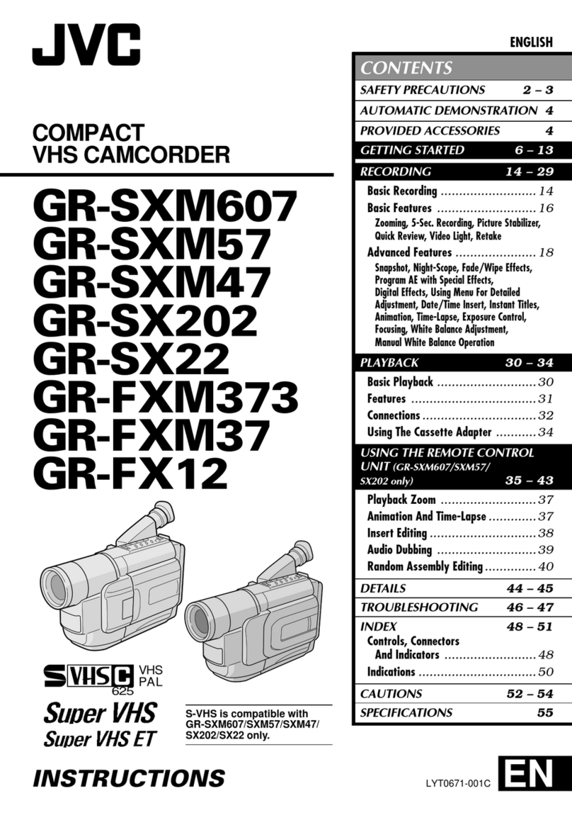JVC GR-FXM373 User manual JVC GR-FXM373 User manual