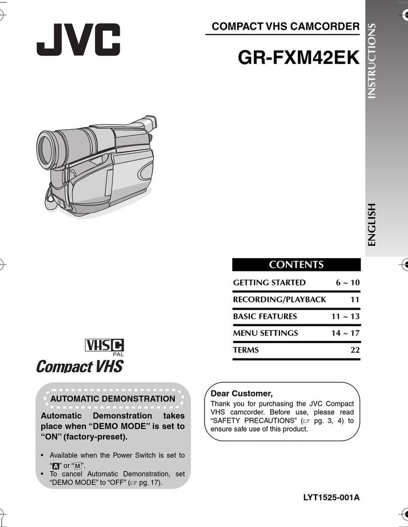 JVC GR-FXM42EK User manual JVC GR-FXM42EK User manual