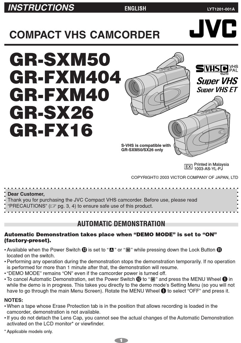 JVC GR-FX16 User manual JVC GR-FX16 User manual