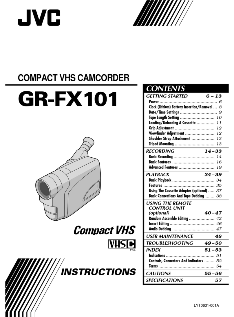 JVC GR-FX101 User manual JVC GR-FX101 User manual