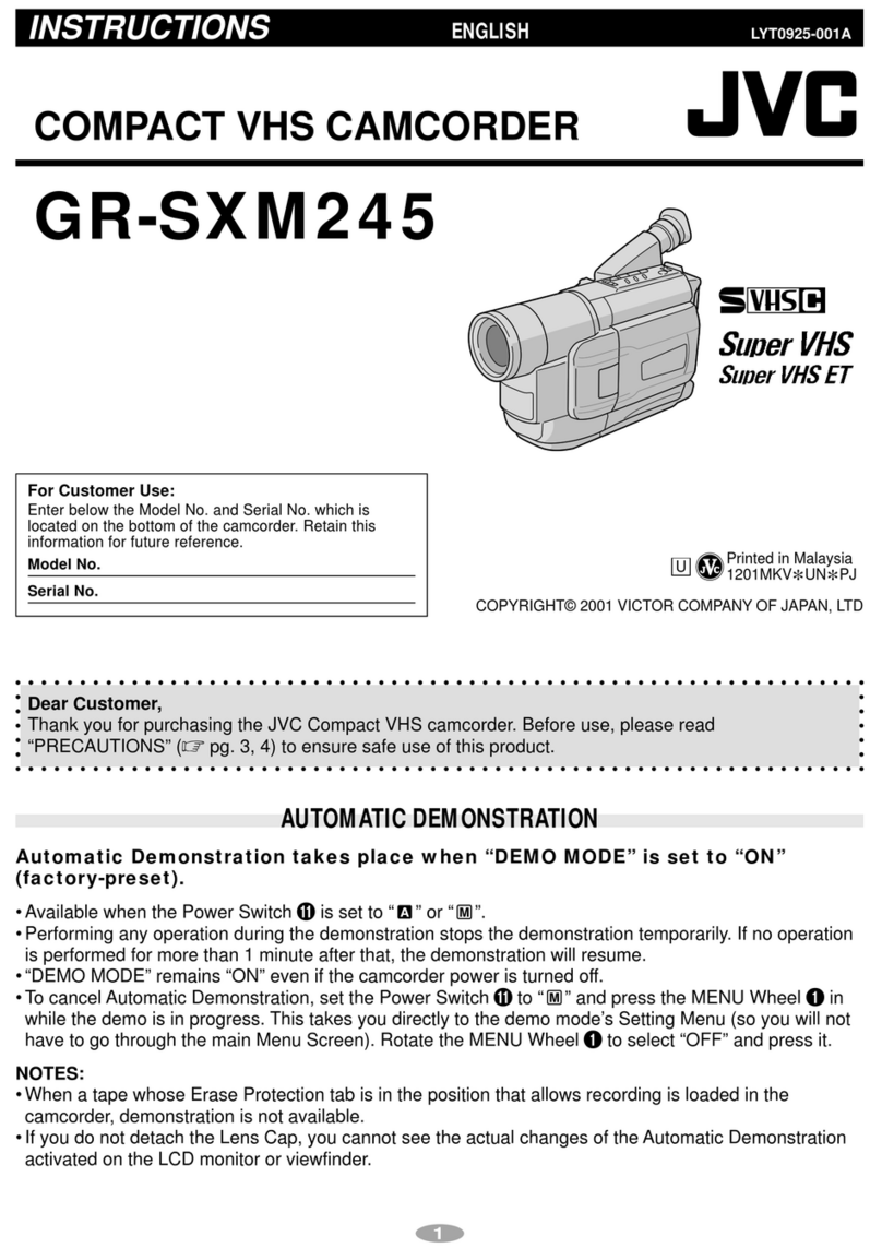 JVC GR-SXM245 User manual