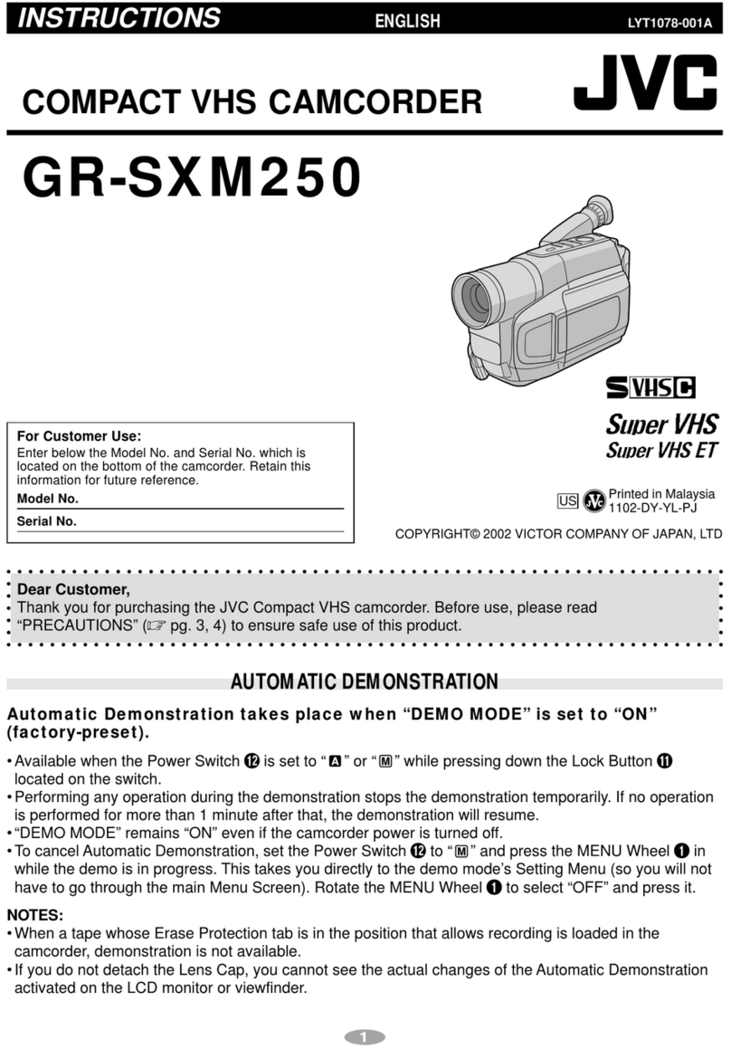 JVC GR-SXM250 User manual