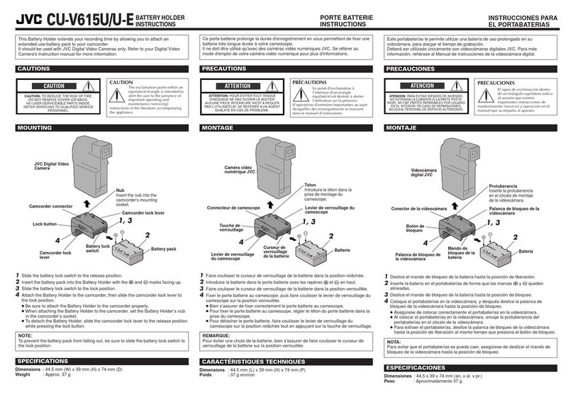 JVC CU-V615U User manual