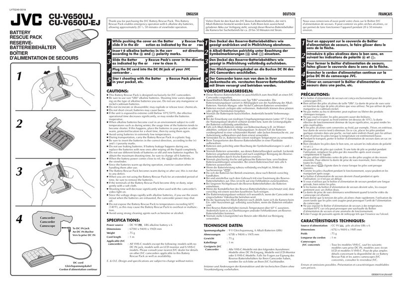 JVC 0898AYV*UN*AP instruction manual
