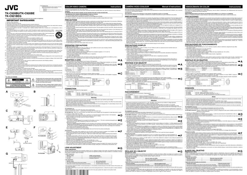JVC TK-C920BE User manual