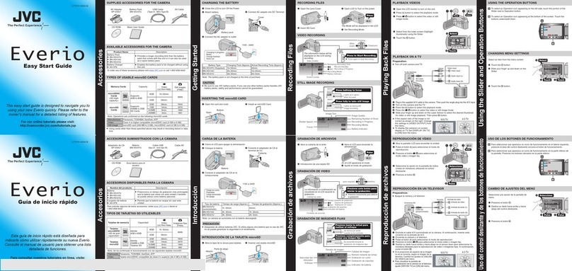 JVC Everio GZ-MG750B Instructions for use JVC Everio GZ-MG750B Instructions for use