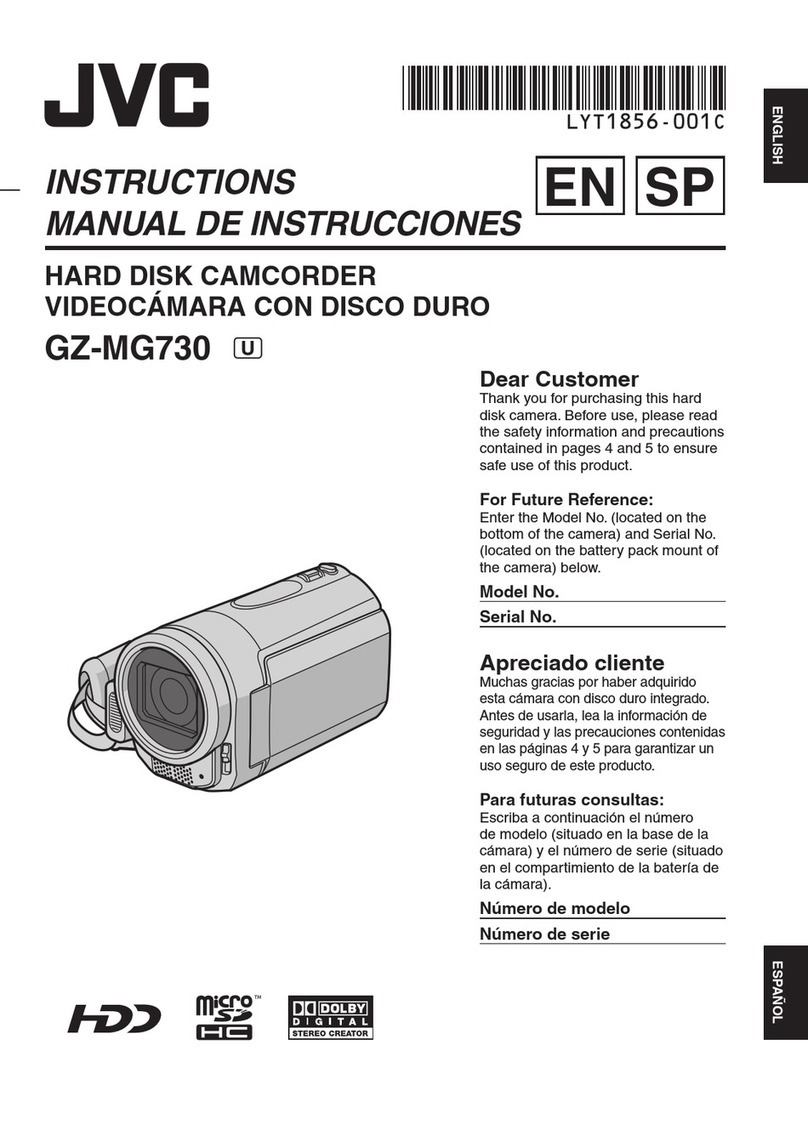 JVC Everio GZ-MG730U User manual