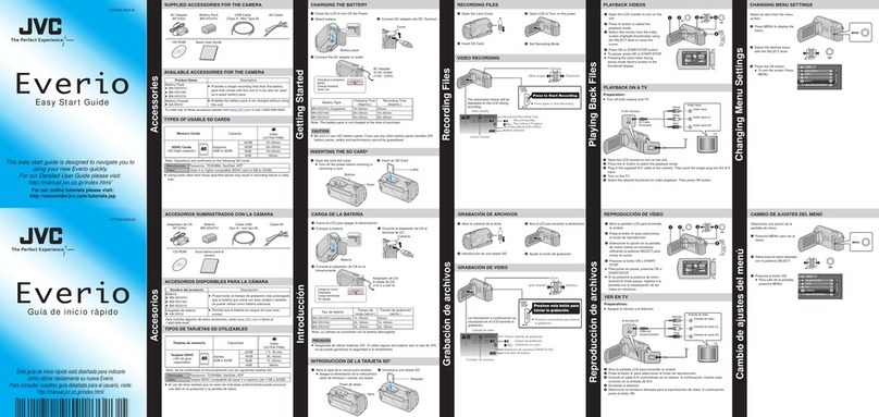 JVC Everio GZ-MS110B Instructions for use