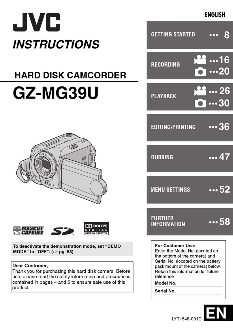 JVC GZ-MG39U User manual
