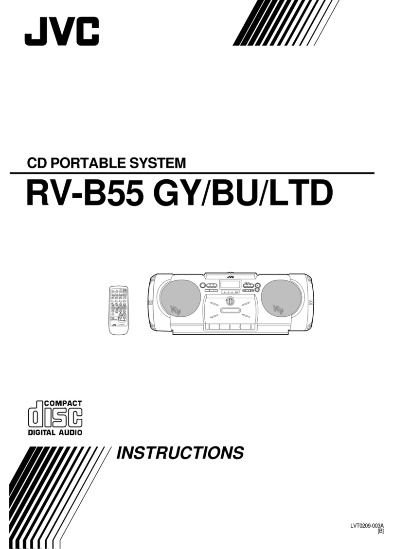 JVC RV-B55 BU User manual JVC RV-B55 BU User manual