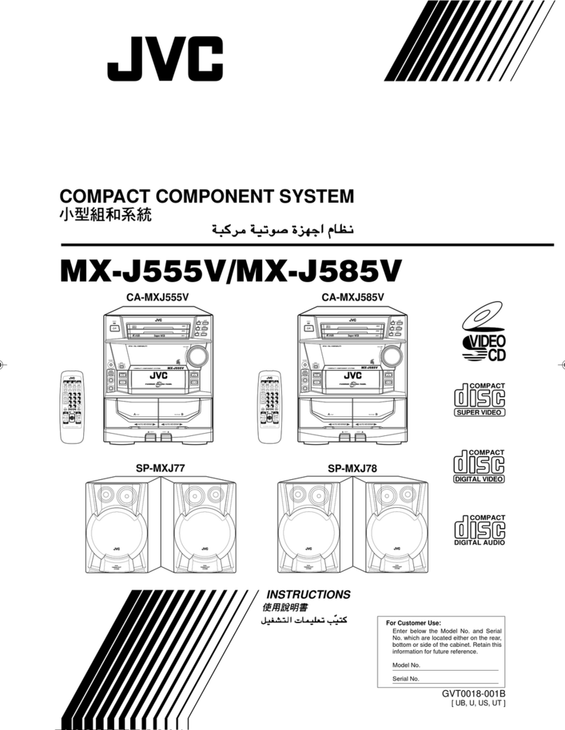 JVC MX-J555V User manual