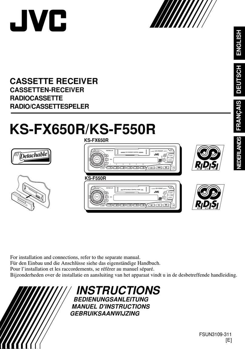 JVC KS-F550R User manual