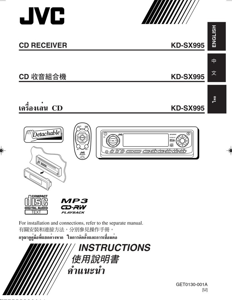 JVC KD-SX995 User manual