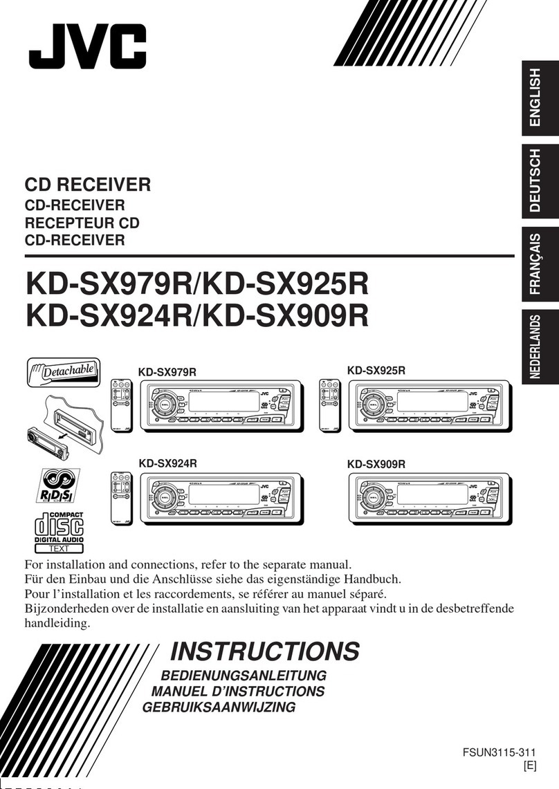 JVC KD-SX909R User manual