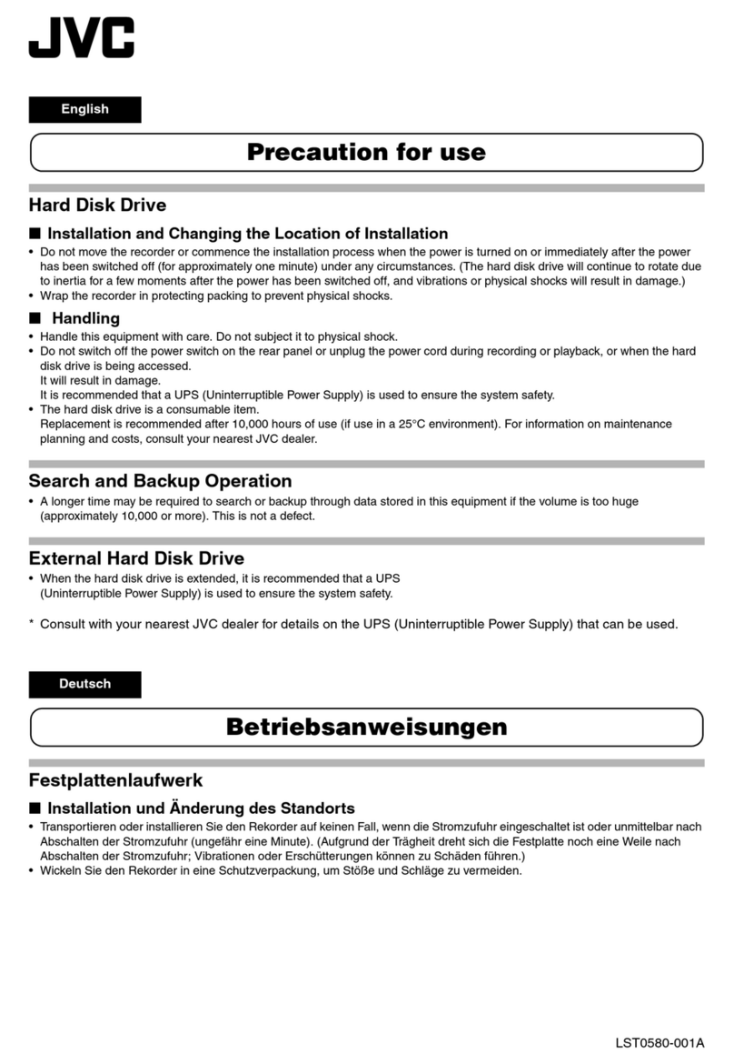 JVC LST0580-001A User manual