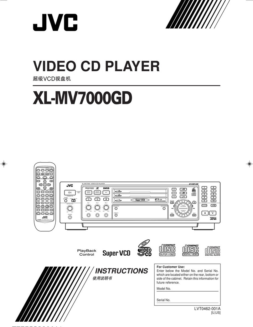 JVC XL-MV7000GD User manual