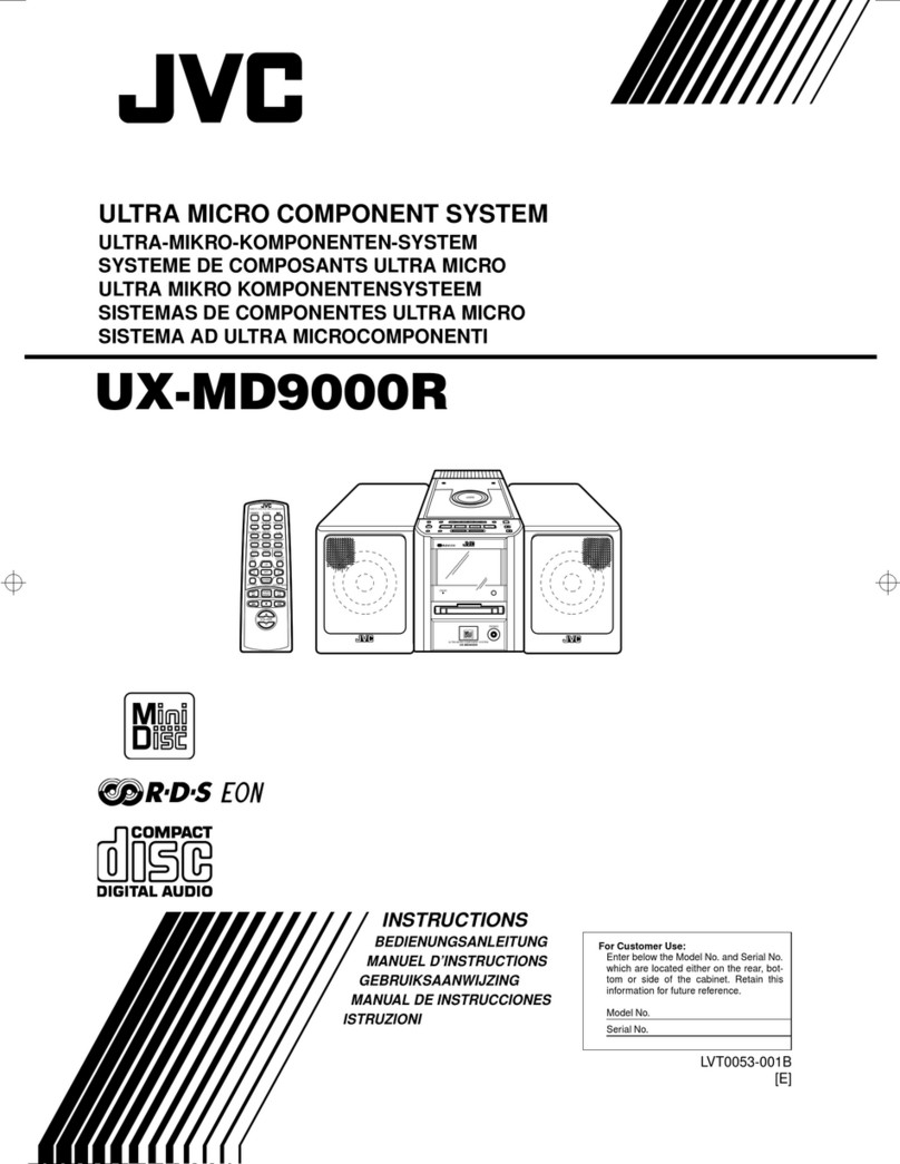 JVC UX-MD9000R User manual