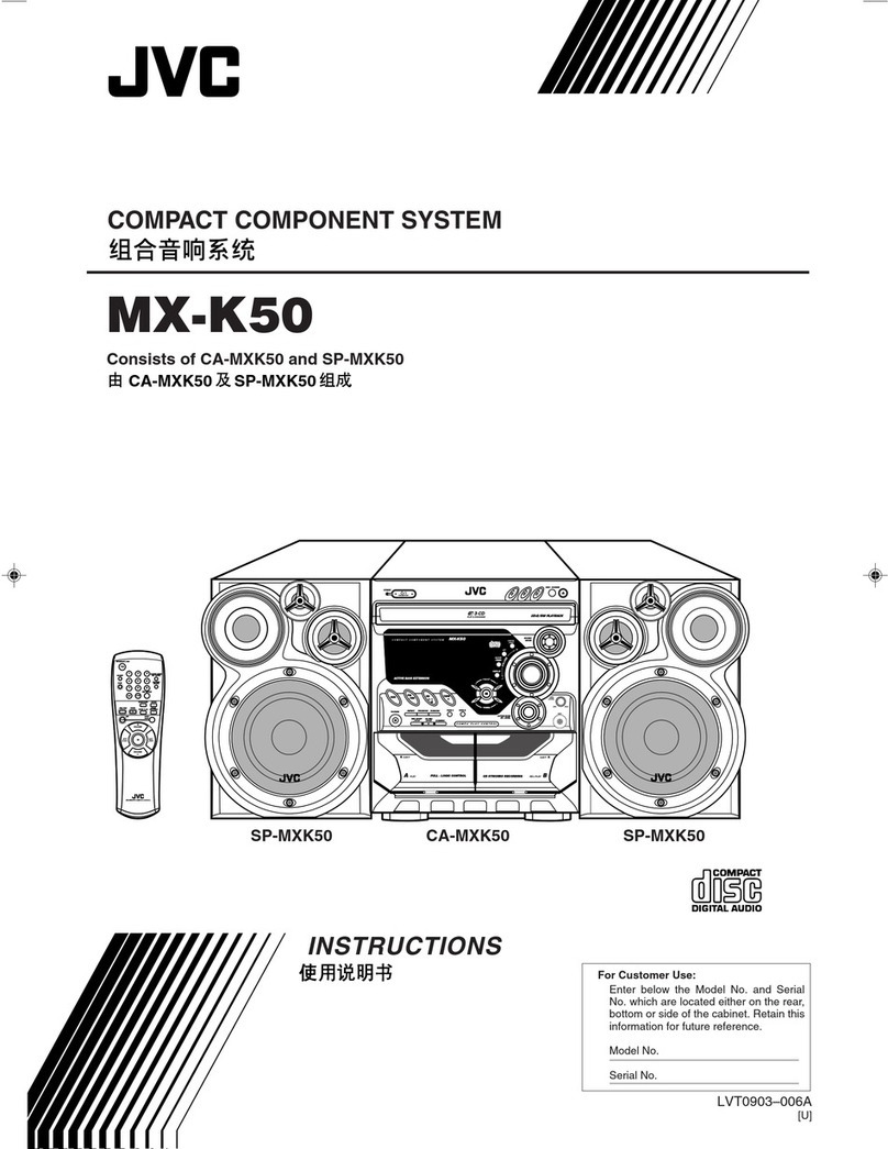 JVC SP-MXK50 User manual