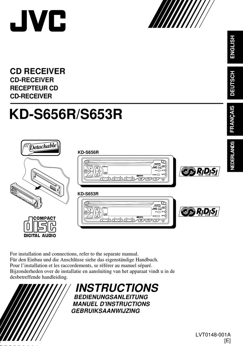 JVC KD-S656R User manual