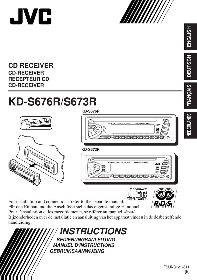 JVC KD-S673R User manual