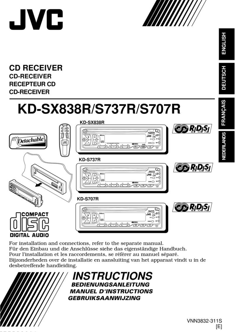 JVC KD-S707R User manual