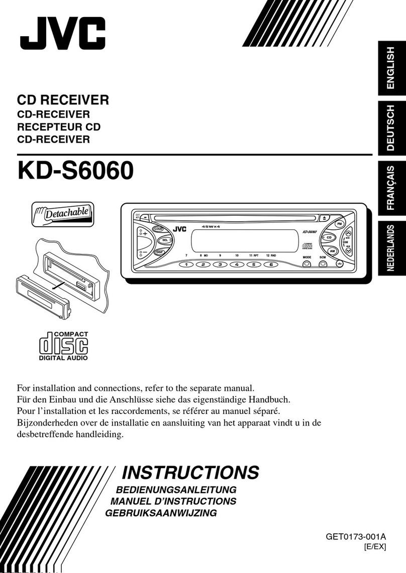JVC KD-S6060 User manual JVC KD-S6060 User manual