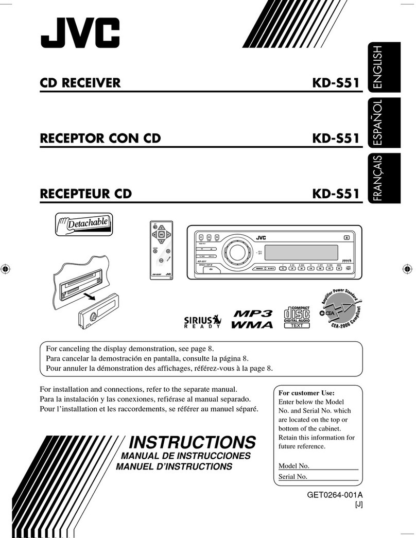 JVC KD-S51 User manual