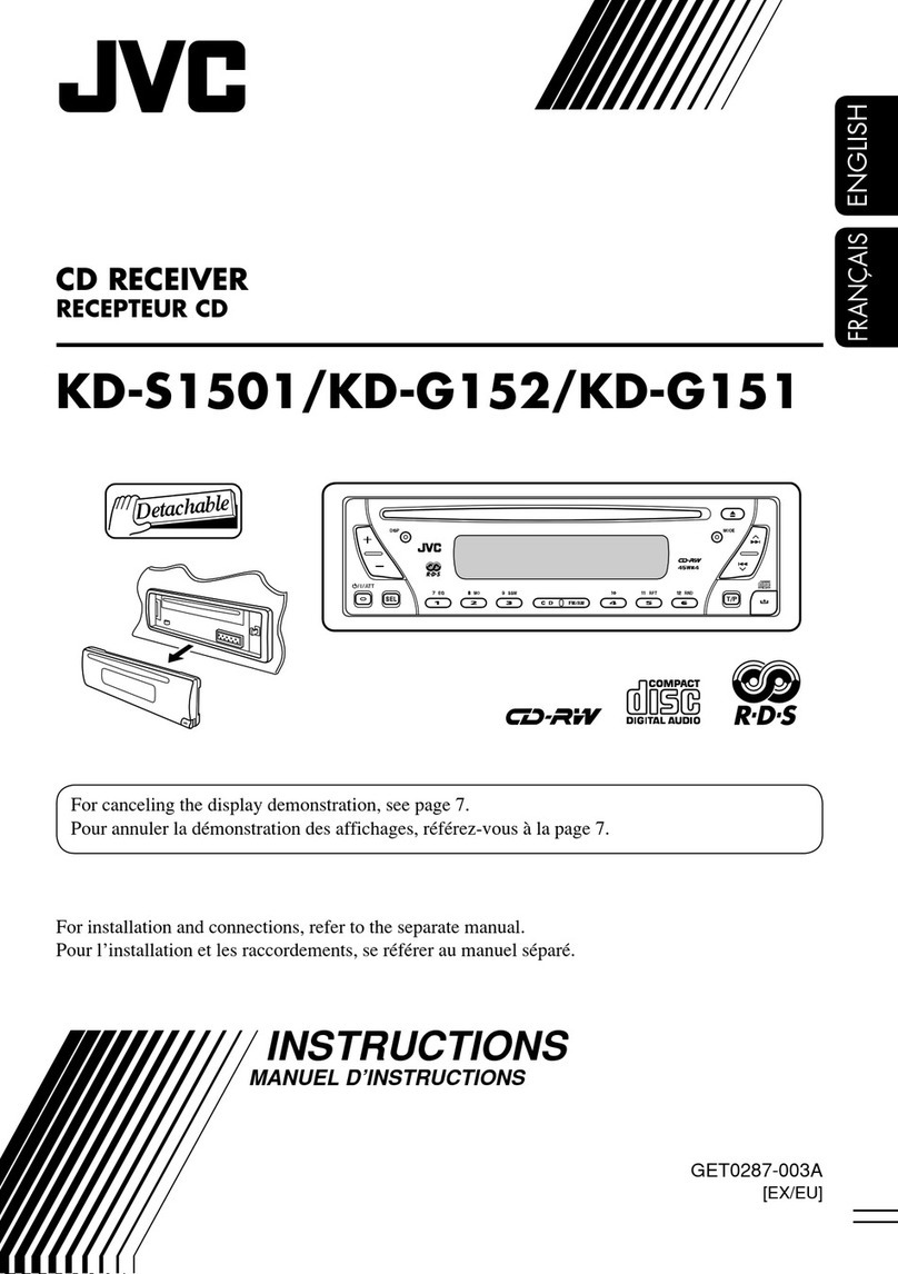 JVC KD-S1501 User manual