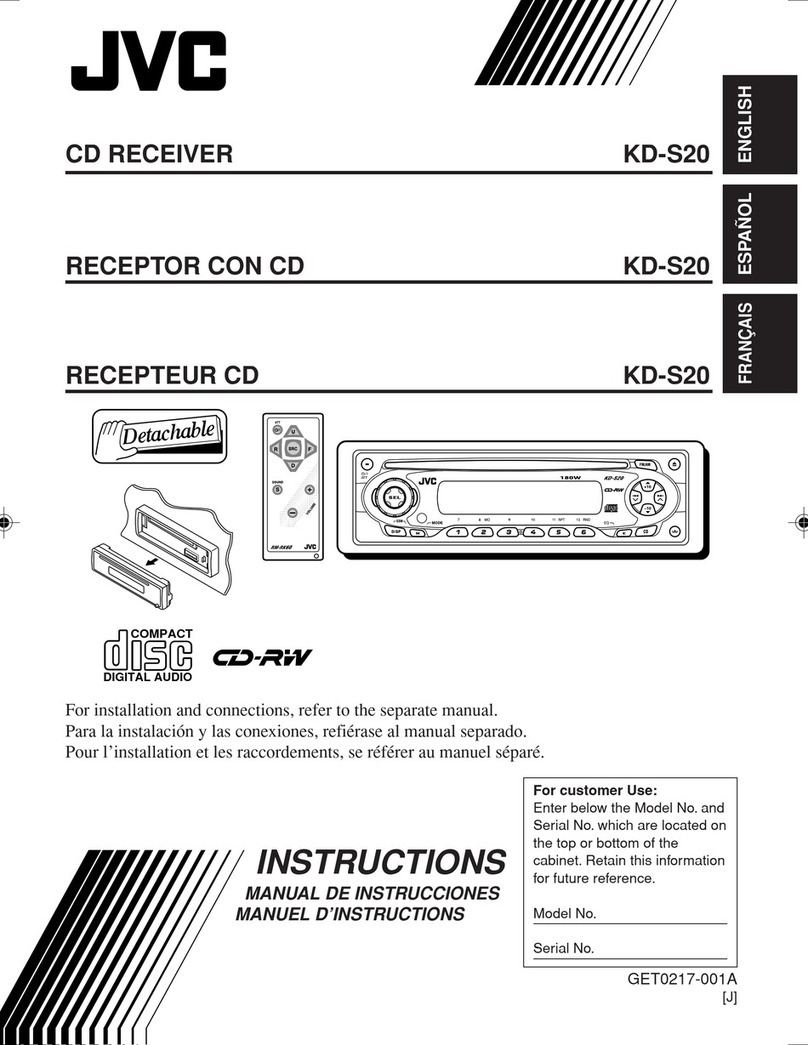 JVC KD-S20 User manual