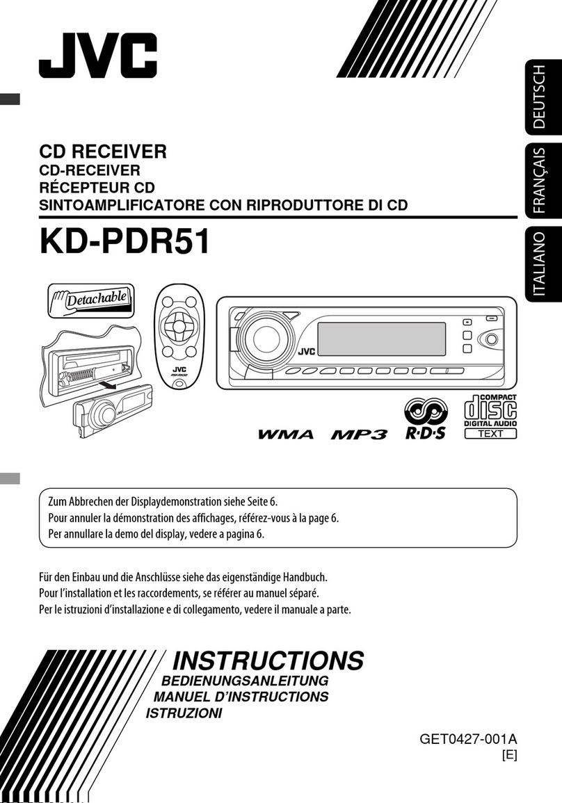 JVC KD-PDR51 Bedienungsanleitung