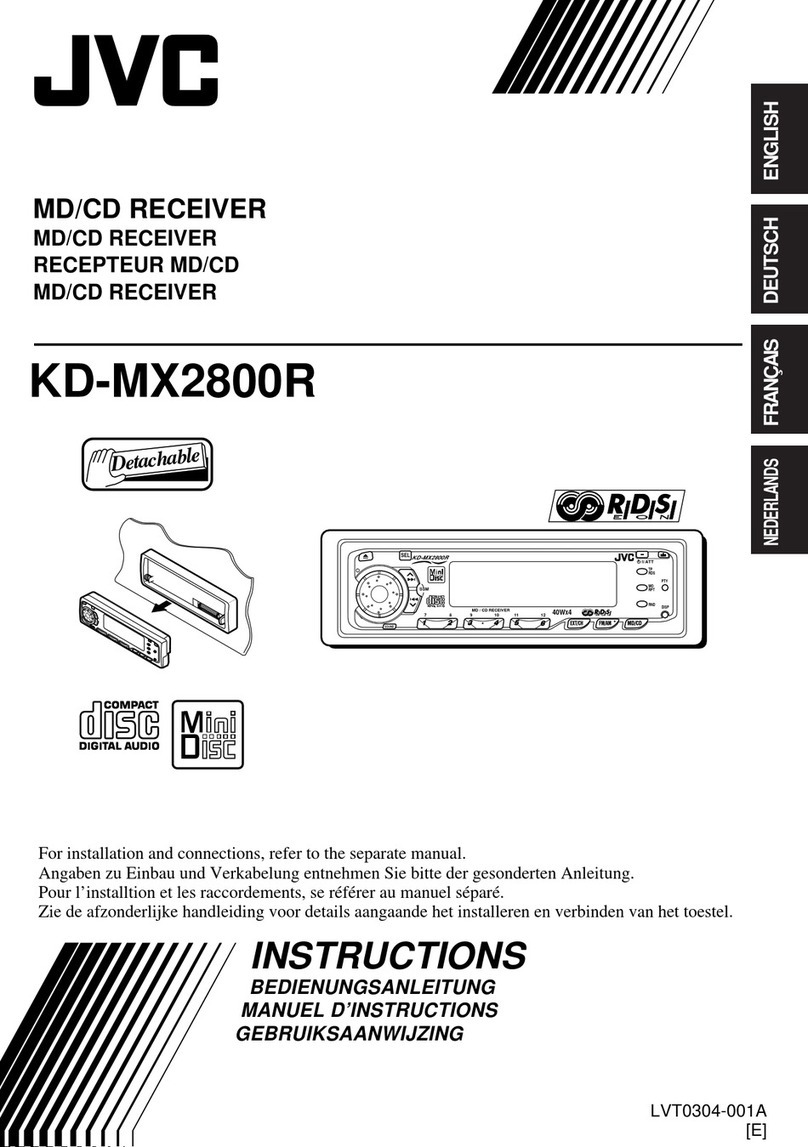 JVC KD-MX2800R User manual