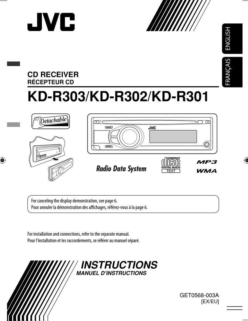 JVC KD-R301 User manual