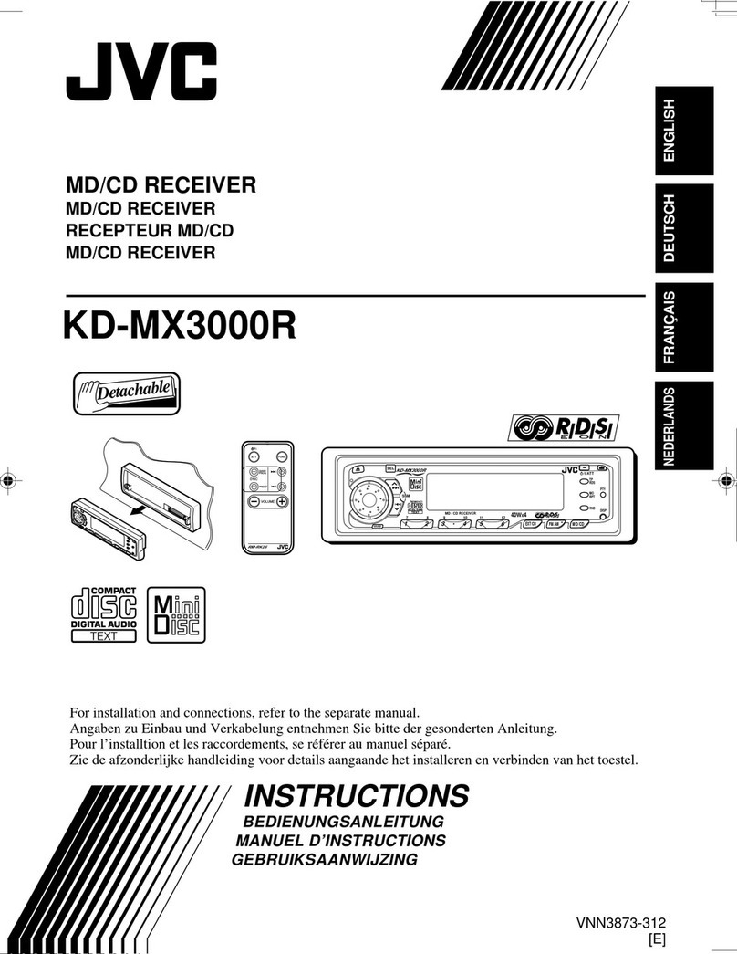 JVC KD-MX3000R User manual