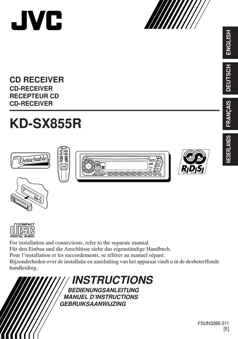 JVC KD-SX855R User manual