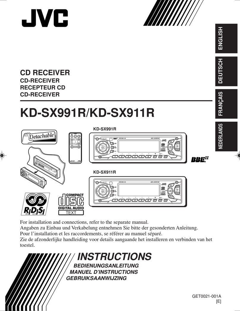 JVC KD-SX911R User manual