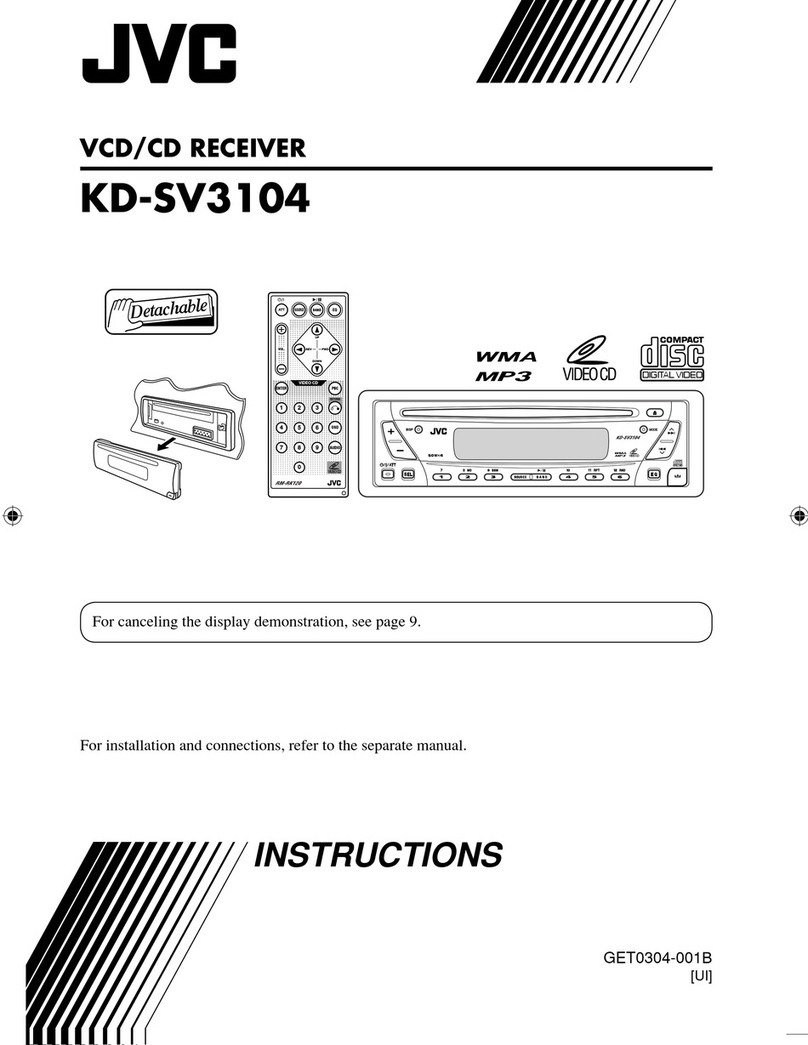 JVC KD-SV3104 User manual