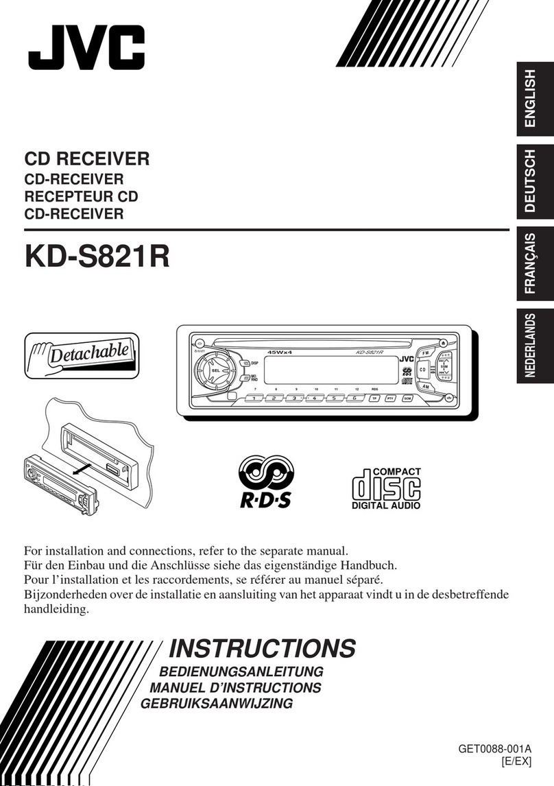 JVC KD-S821R User manual