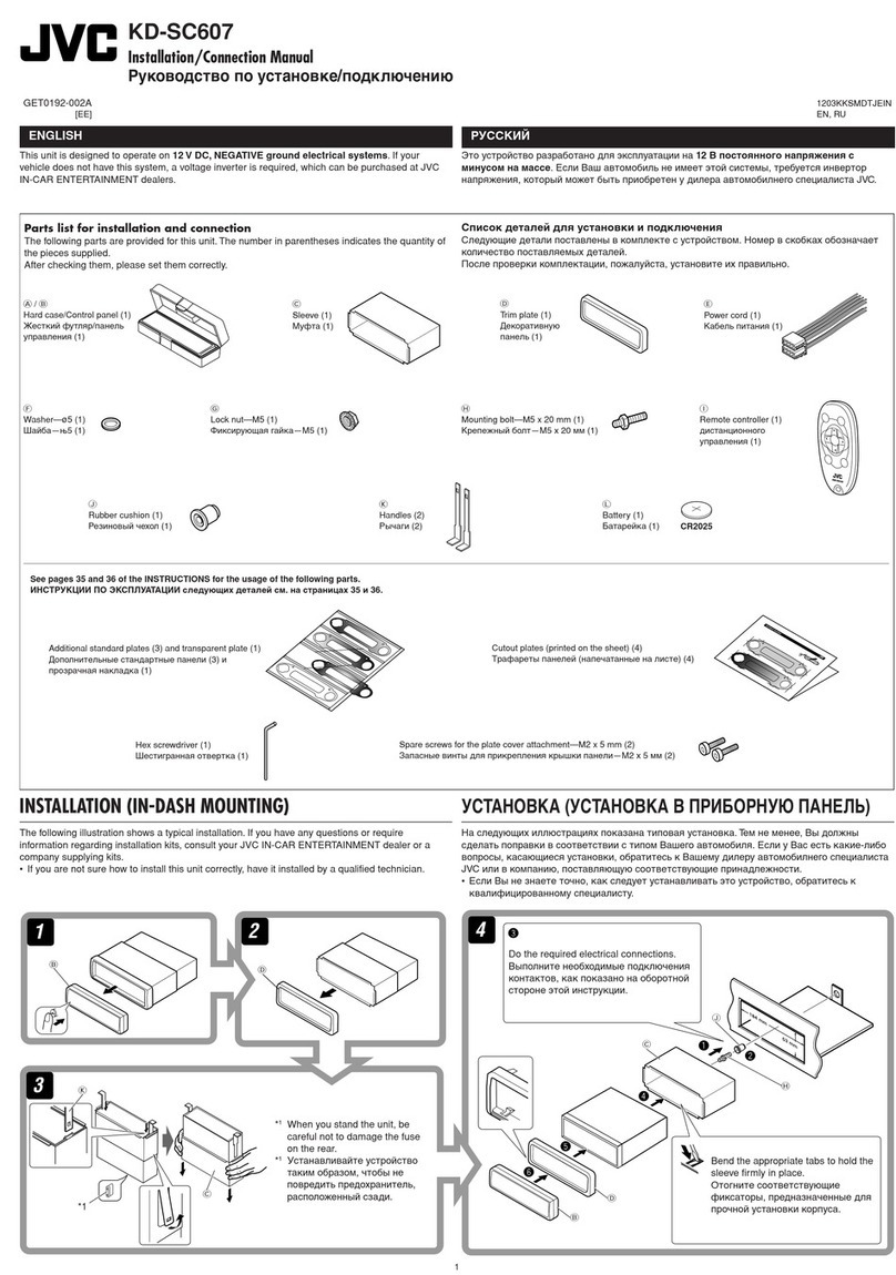 JVC KD-SC607 Guide