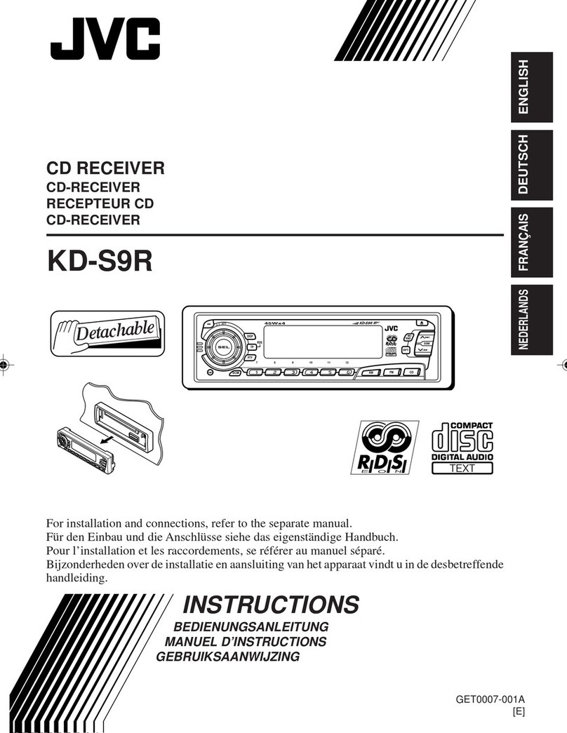 JVC KD-S9R User manual