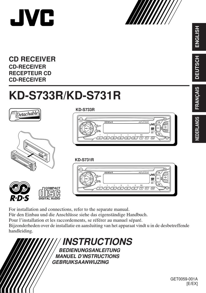 JVC KD-S731R User manual