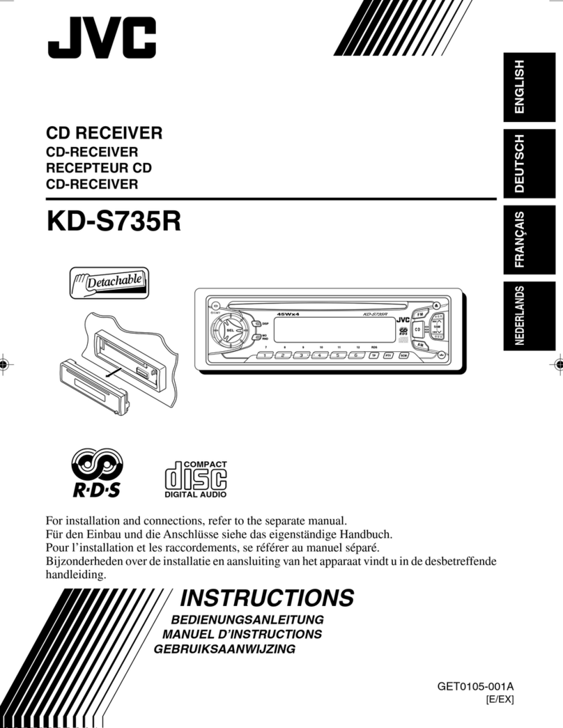 JVC KD-S735R User manual