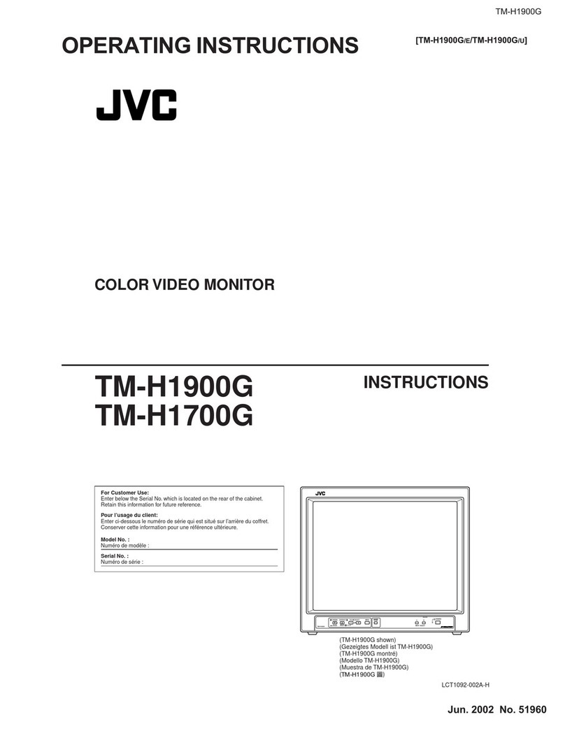 JVC TM-H1900G User manual JVC TM-H1900G User manual